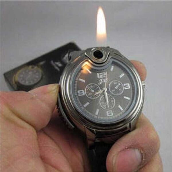 Combination Butane Lighter with Analog Watch 7