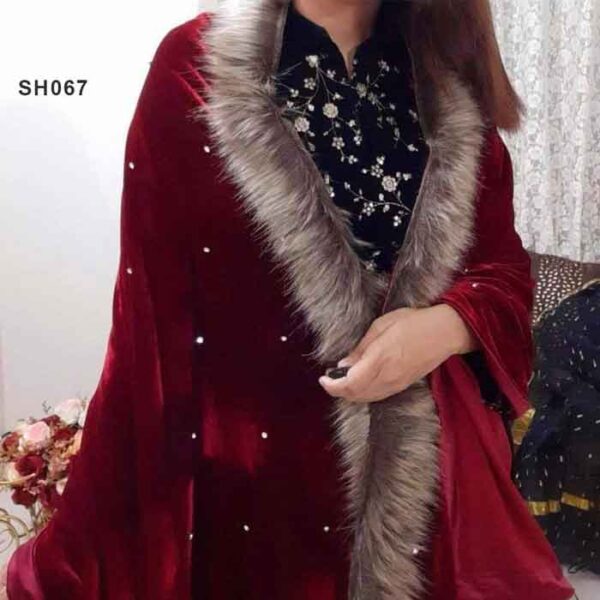 Spacial Winter shawl SH067